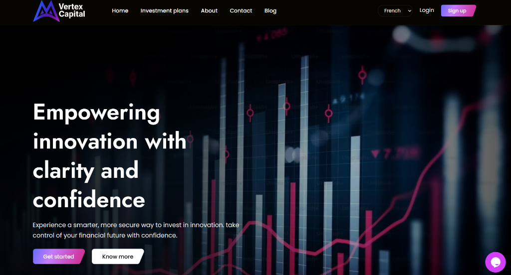 Vertex Capital Mockup